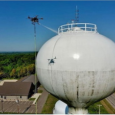 Why Drone Water Tower Cleaning Is a Safer Alternative for Exterior Maintenance