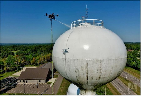 Why drone water tower cleaning is a safer alternative for exterior maintenance